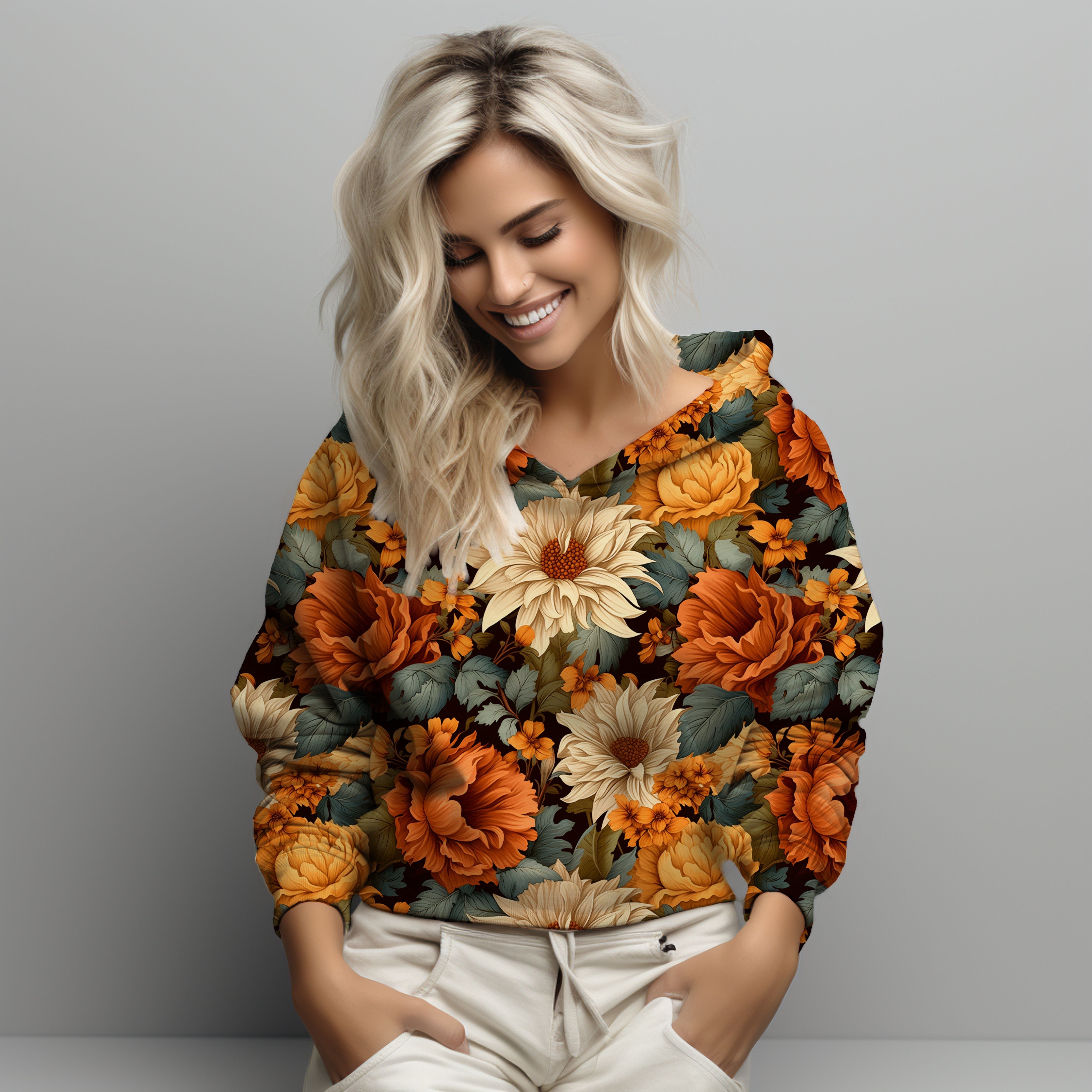 Orange Herbst Blumen  Augustvorbestellung